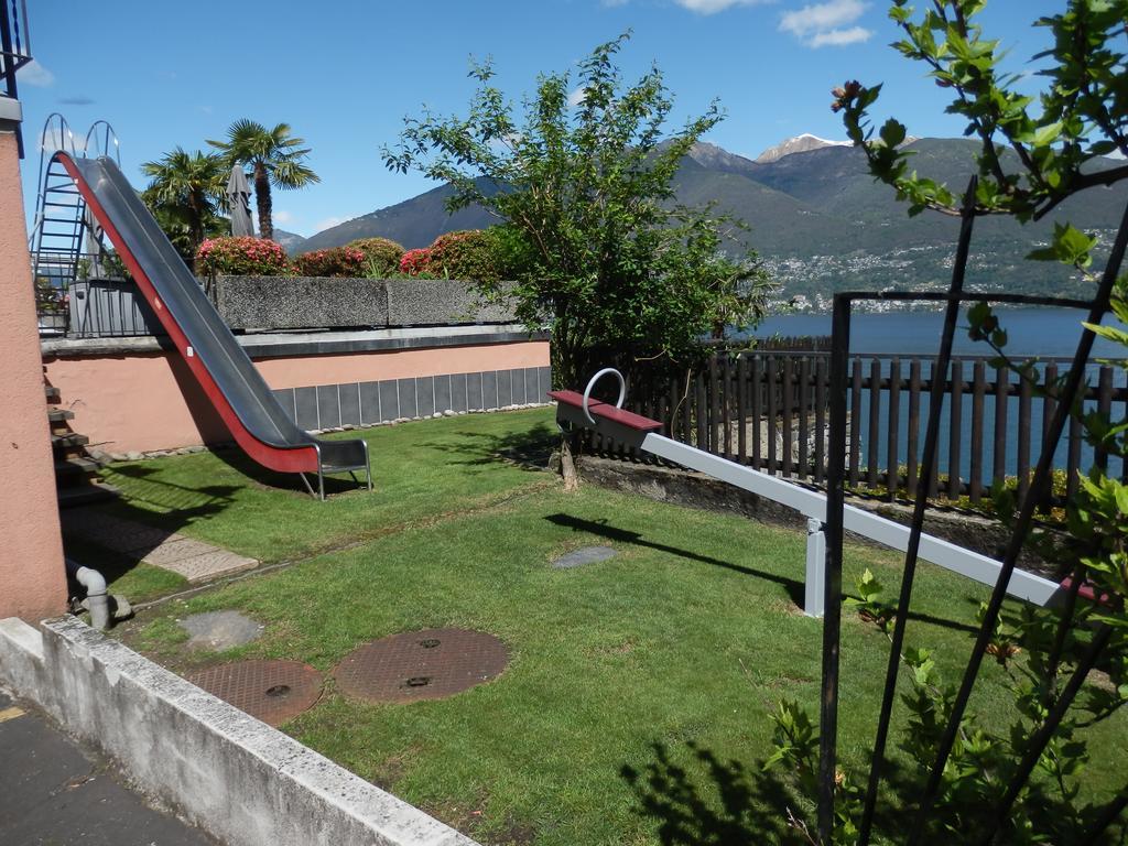 Luxerioeses Apartment 52 Viralago Mit Privatstrand Gambarogno Exterior foto